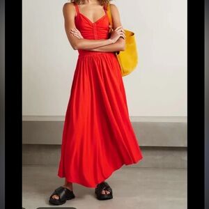 Proenza Schouler Vibrant Red Maxi Skirt